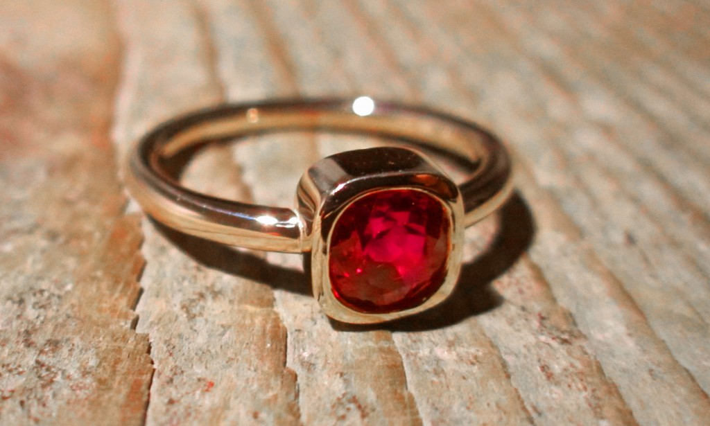 Bague rubis (Vendu)