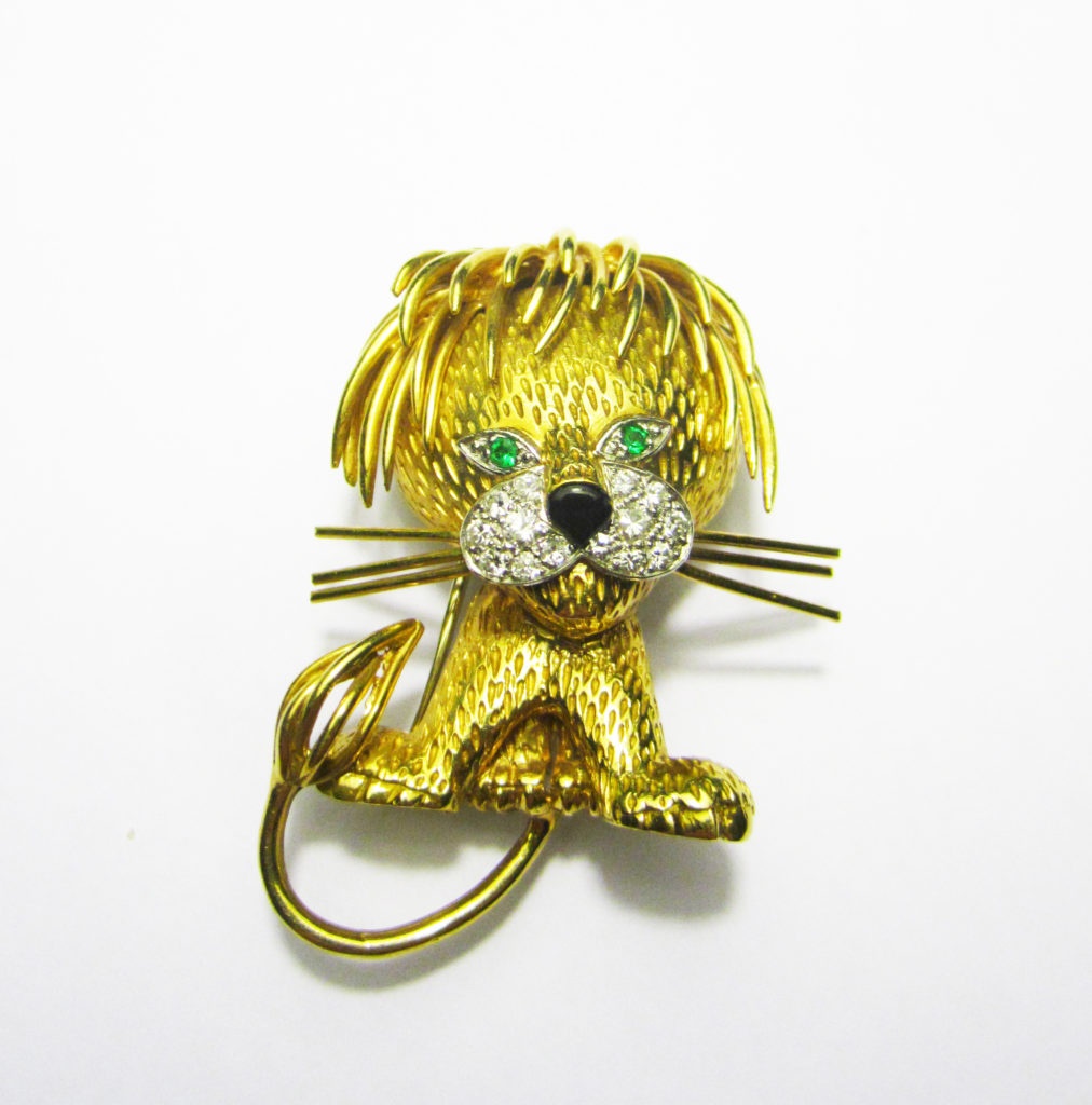 Broche « Lion Ebouriffé », Van Cleef & Arpels (Vendu)