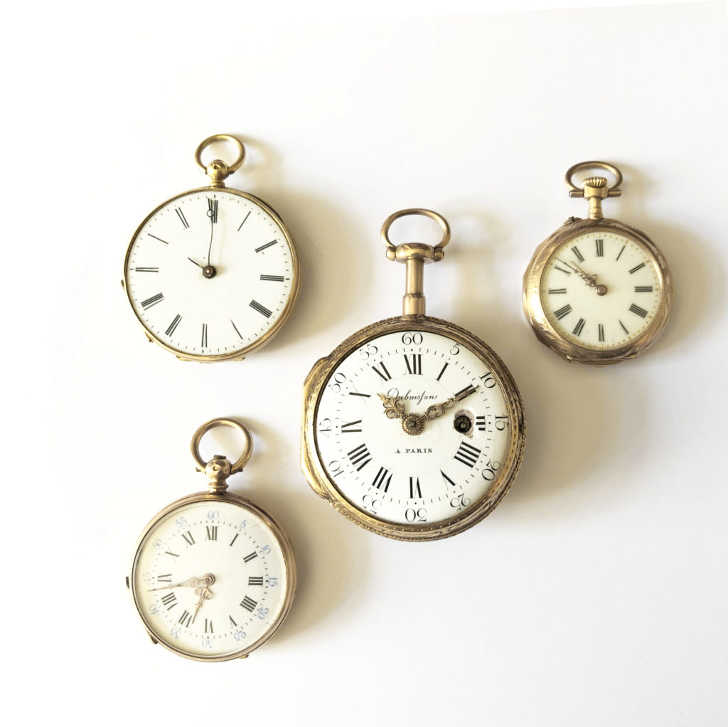 Montres de poche en or (Vendu)