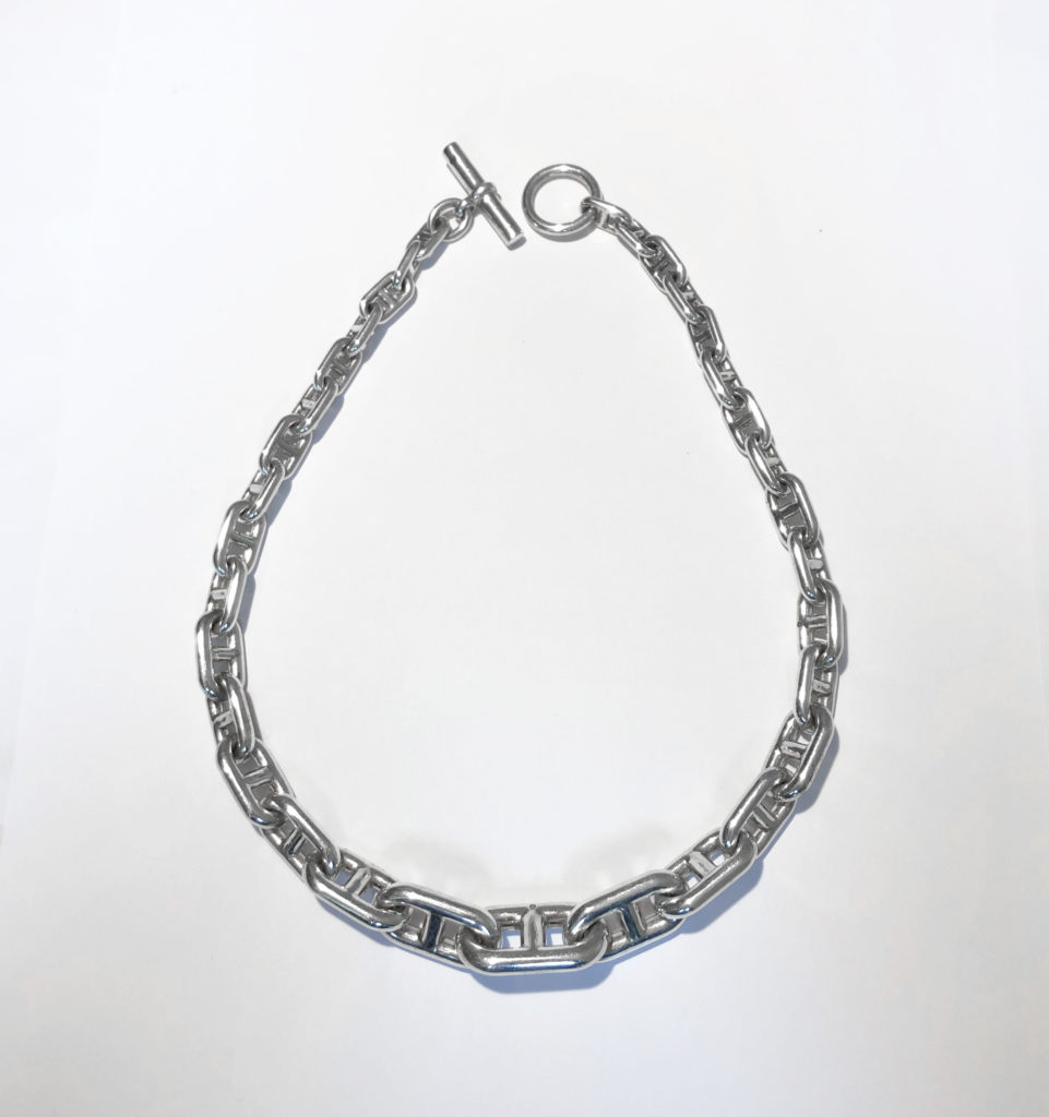 Collier Hermès chaîne d&rsquo;ancre (Vendu)