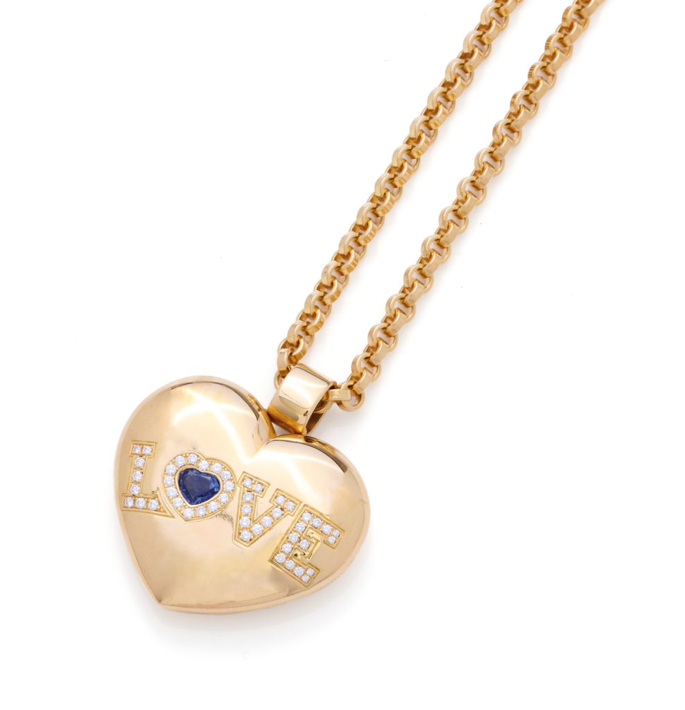 Pendentif coeur saphir et diamant « Happy Diamond Love », Chopard (Vendu)