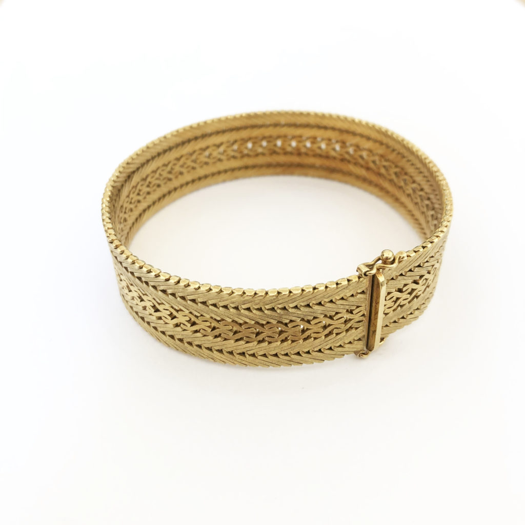 Bracelet ruban en or (Vendu)
