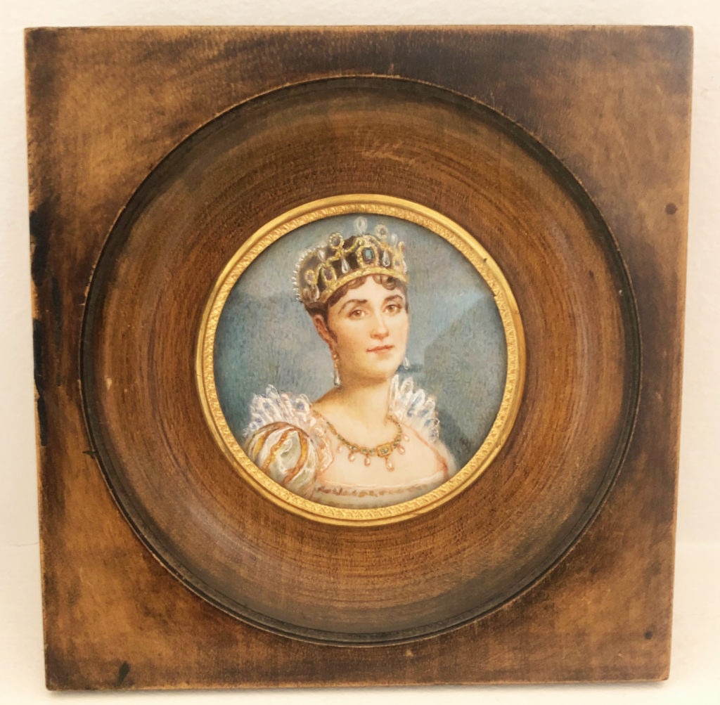 Joséphine et Napoléon, peintures sur ivoire (Vendu)