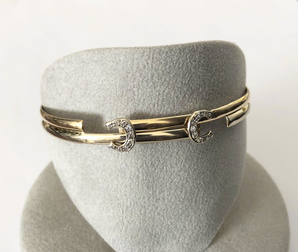 Bracelet « Deux C », Cartier (Vendu)