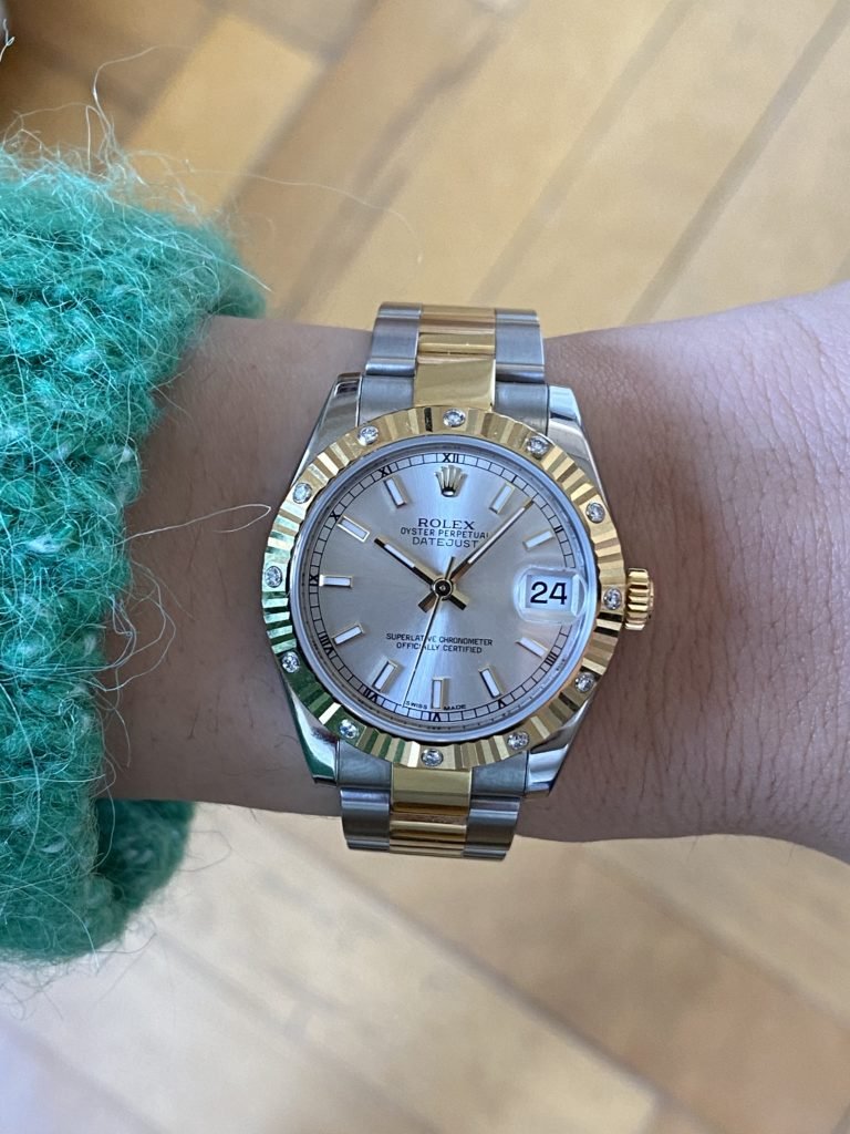 Rolex Lady Datejust diamant or et acier (Vendu)