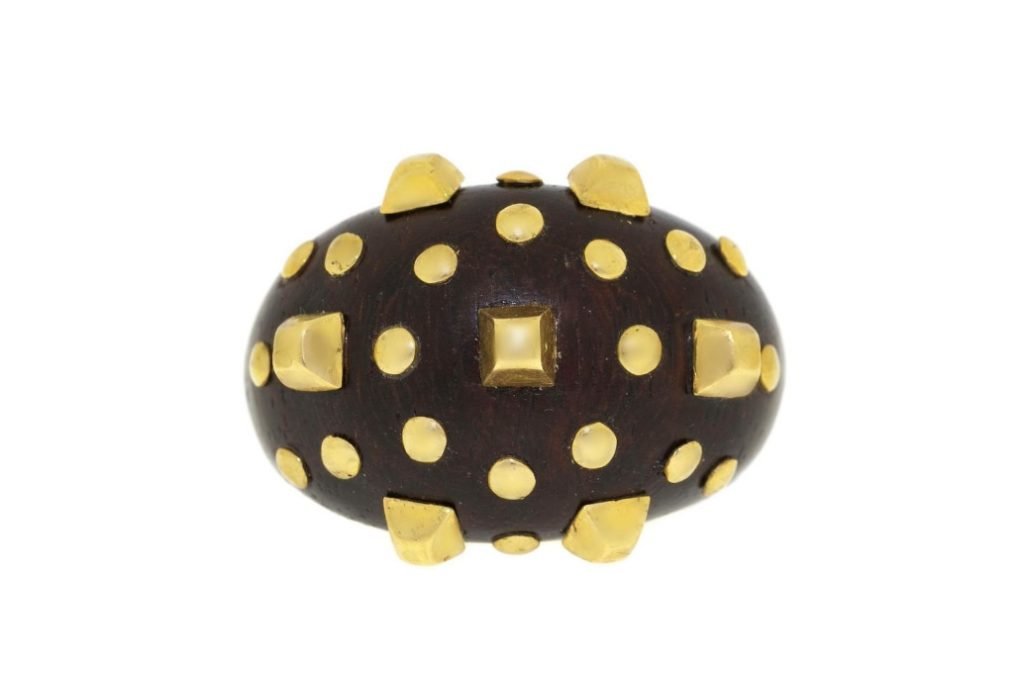 Bague ébène et or, René Boivin (Vendu)