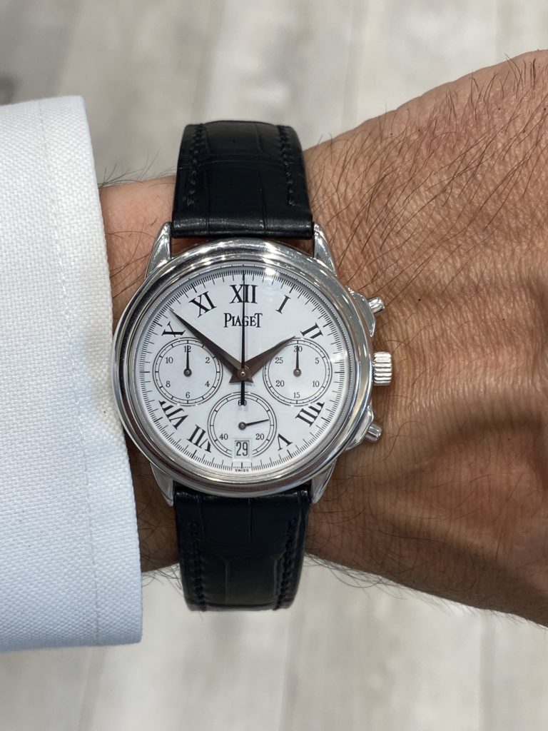 Montre « Gouverneur chronographe » en or, Piaget (Vendu)