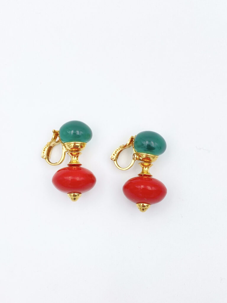 Boucles d&rsquo;oreilles Marina B (Vendu)