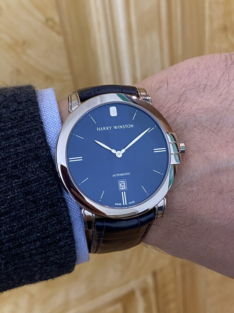Montre Harry Winston « Midnight » en or gris (Vendu)