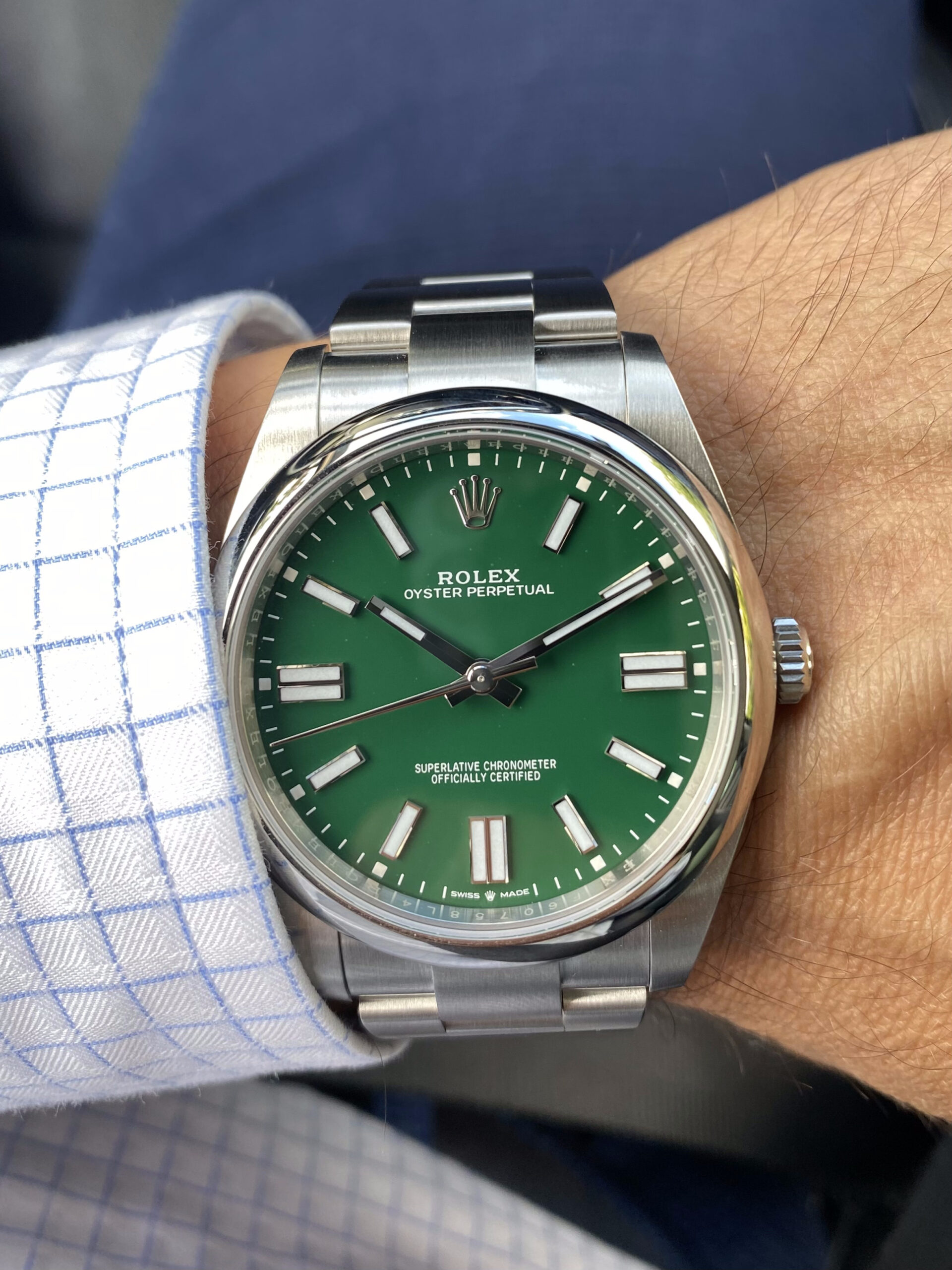 Rolex oyster perpetual  acier 41mm 2022